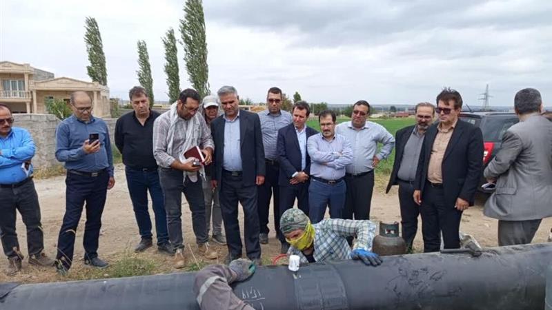 مرحله چهارم گازرسانی به شمال استان اردبیل در حال اجراست