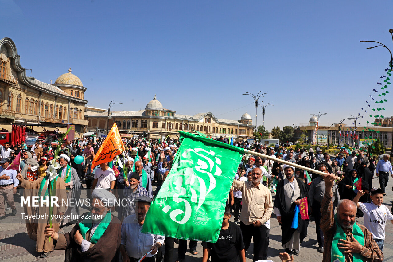شادپیمایی خانوادگی امت احمد(ص) در همدان