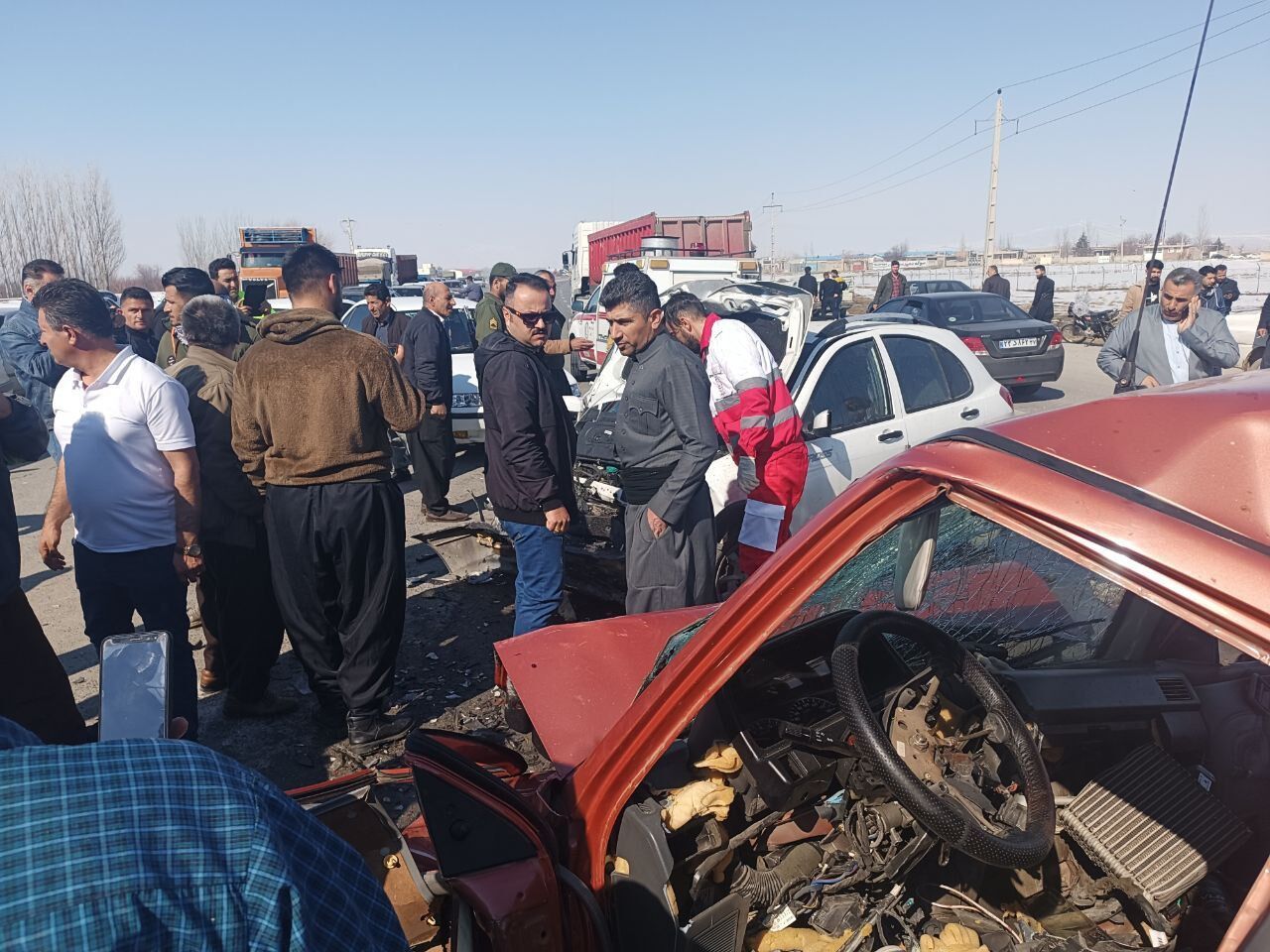 کلنگ نجات جاده مرگ به زمین خورد