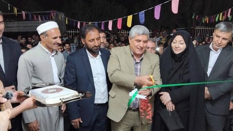 مدرسه خیرساز ۶ کلاسه روستای علی‌آبادمشیر دهگلان بهره‌برداری شد