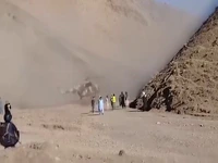 سقوط هلیکوپتر طالبان در غور