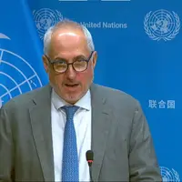 سخنگوی سازمان ملل: گوترش و عراقچی درباره موضوع هسته‌ای و وضعیت یمن گفتگو کردند