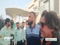 ورود کاروان استقلال در میان استقبال اهوازی‌ها