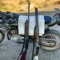 کشف و ضبط ۲ قبضه اسلحه شکاری در منطقه حفاظت‌شده مراکان