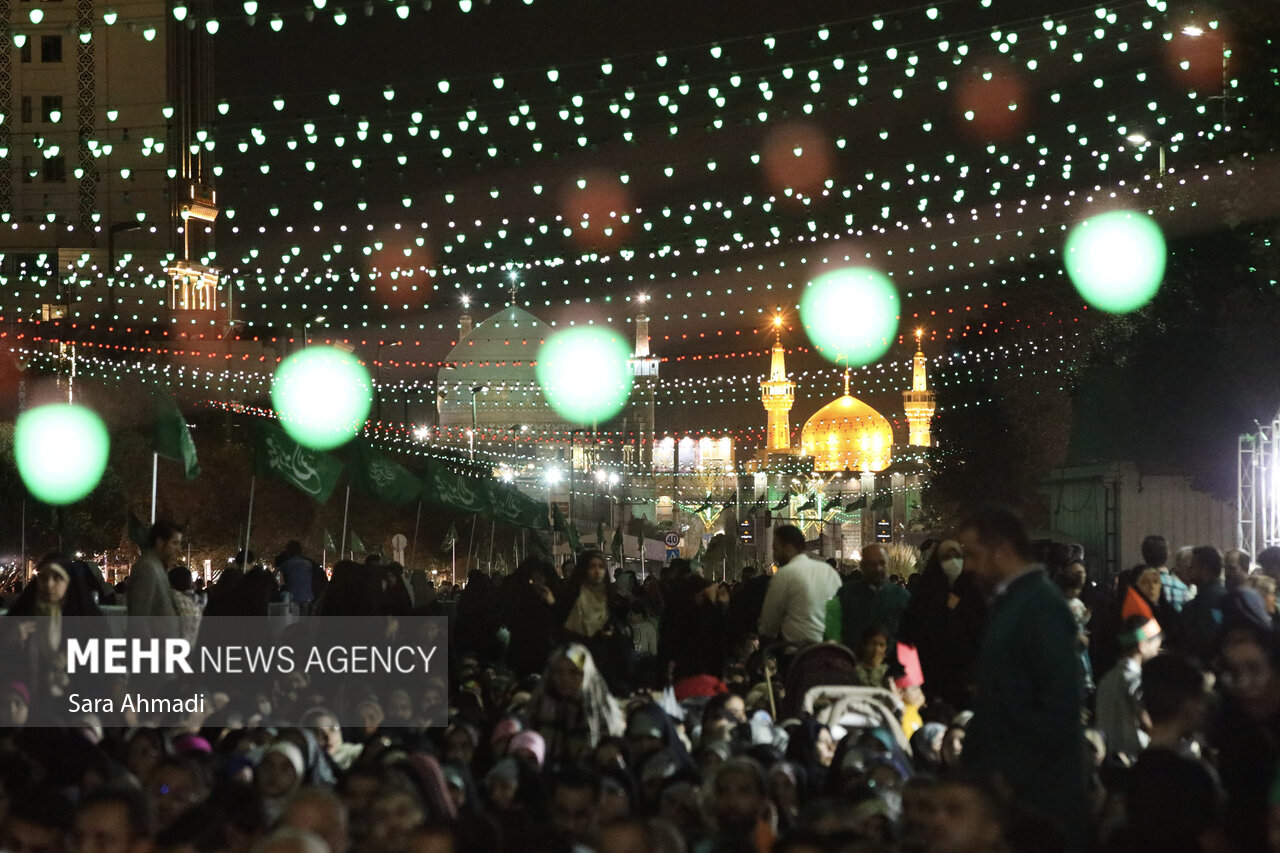 جشن مردمی میلاد پیامبر اعظم(ص) در مشهد