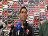 سرمربی پرسپولیس: ما الان روند خوبی داریم و می دانیم الان کامل نیستیم