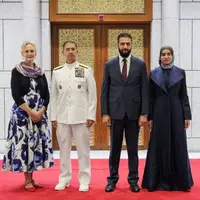 میزبانی الجولانی از فرمانده سنتکام در کاخ الشعب دمشق