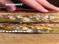 ساندویچ تن ماهی فوری و خیلی خوشمزه