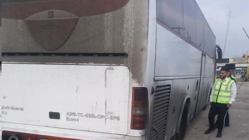 کشف اتوبوس سرقتی در محور گرمسار از سوی تیم نامحسوس پلیس راه