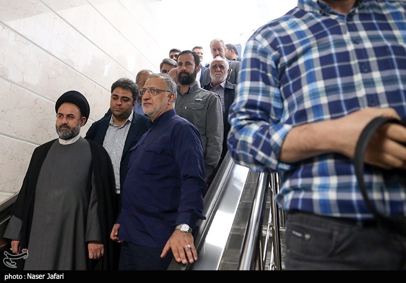 عکس/ تست گرم خط ۷ متروی تهران