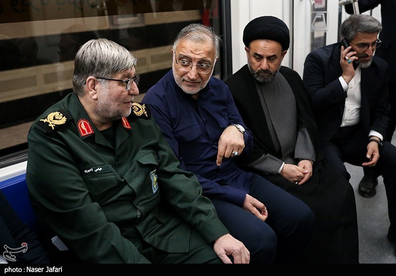 عکس/ تست گرم خط ۷ متروی تهران