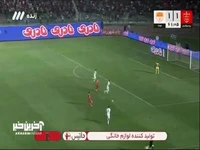 موقعیت سوزی بازیکنان پرسپولیس مقابل دروازه فولاد