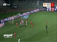 گل اول فولاد به پرسپولیس توسط سلیمانی در دقیقه 47 