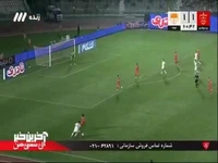 شوت سعید صادقی با واکنش خوب نیازمند همراه شد