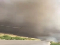 آتش‌سوزی گسترده در شهر الکوت عراق