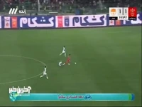 توپ ربایی علیپور چیزی نمانده به گل دوم پرسپولیس تبدیل شود