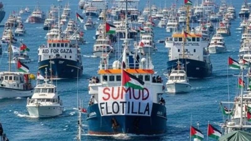 ناوگان جهانی شکست حصر غزه: متوقف نمی شویم؛ دهها کشتی دیگر در راه است