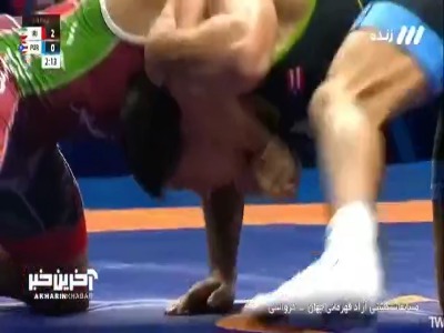 محمد نخودی پس از استراحت در دور نخست، در یک‌هشتم وزن 79 کیلوگرم پیروز شد