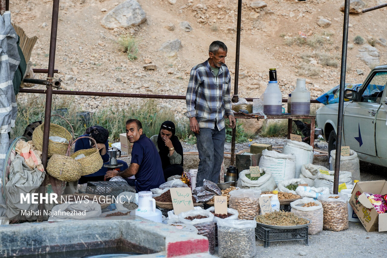 میزبانی چشمه میشی سی‌سخت از گردشگران