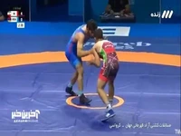 حرکت غیر اخلاقی حریف ارمنستانی در برابر یونس امامی