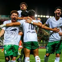 عکس/ ​​​​​​​لیگ برتر فوتبال بازی ذوب آهن و مس رفسنجان  