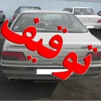 توقیف پژو با راننده ۱۴ ساله در مبارکه!