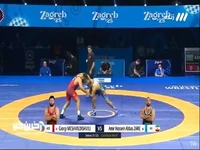 تاج طلایی سنگین‌وزن جهان برای سومین‌بار روی سر «زارع»
