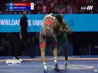 علی مومنی در دیدار دوم برابر یانگ مکزیکی ضربه فنی شد