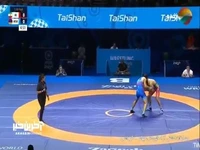 یونس امامی نماینده 74 کیلوگرم ایران، با نتیجه 6-0 مقابل حریف ارمنستانی خود پیروز شد