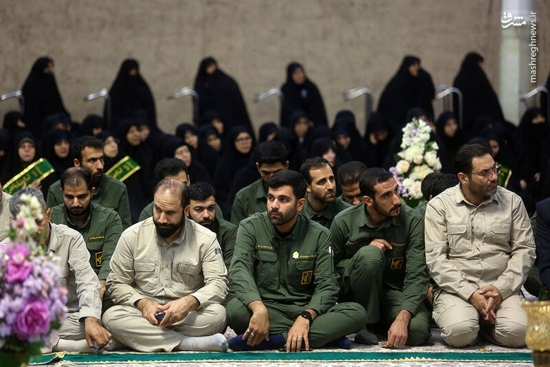 عکس/ آیین خطبه خوانی خادمان حرم حضرت فاطمه معصومه(س)