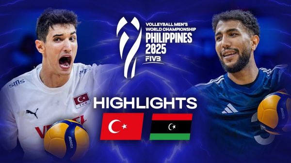 خلاصه بازی ترکیه 3-1 لیبی (والیبال قهرمانی جهان 2025)
