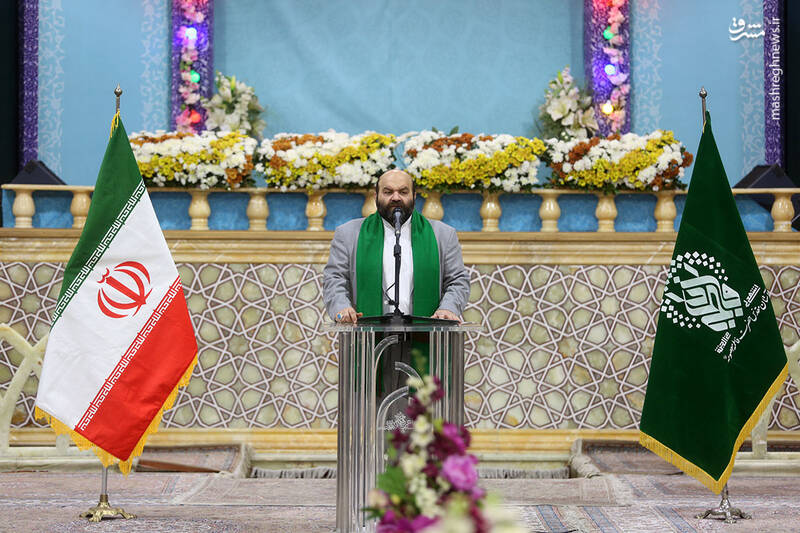 عکس/ آیین خطبه خوانی خادمان حرم حضرت فاطمه معصومه(س)