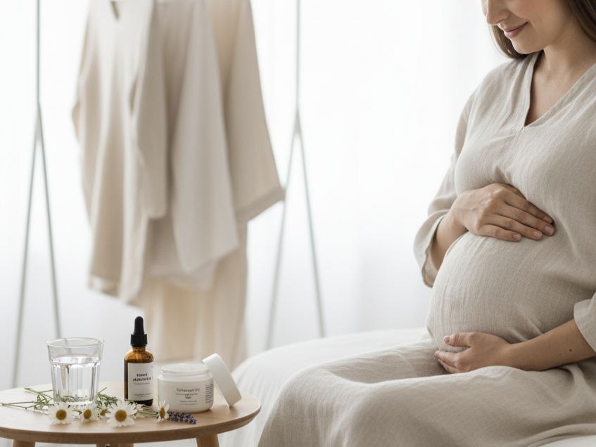 مقابله با خارش شکم در بارداری