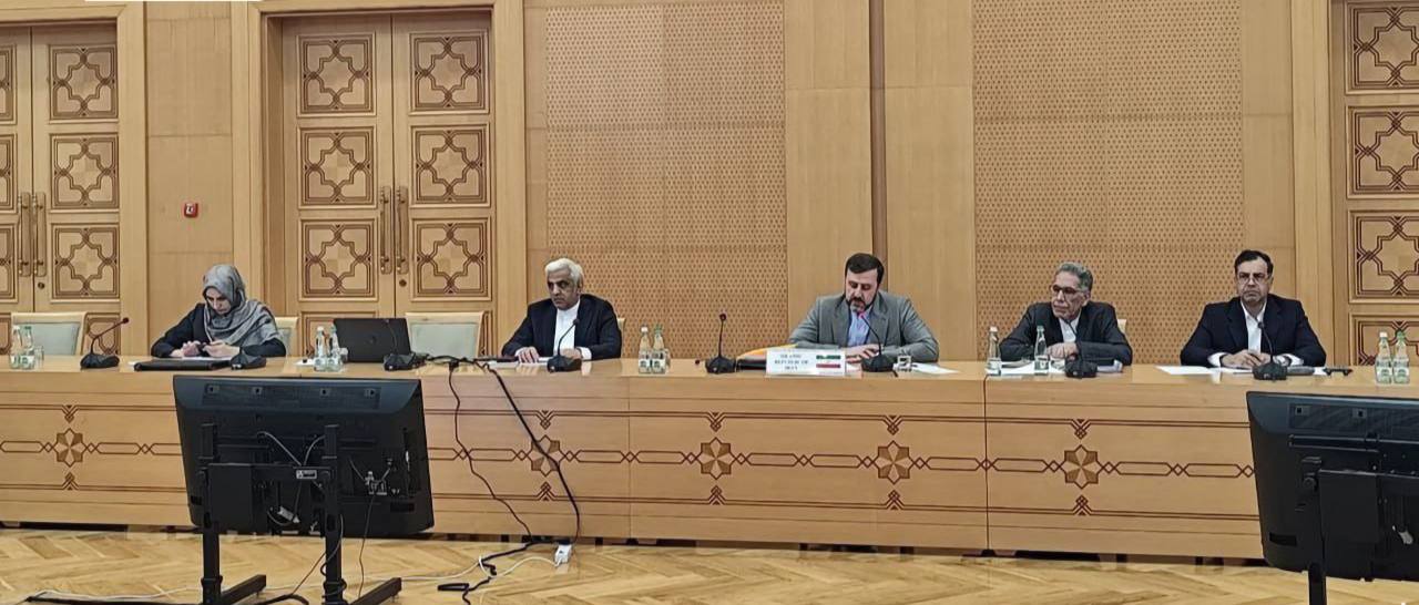 آغاز اجلاس گروه کاری خزر با حضور غریب‌آبادی در عشق‌آباد