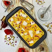 بستنی سنتی زعفرونی اکبر مشتی خوشمزه و سنتی