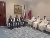رئیس‌ جمهور با امیر قطر دیدار کرد