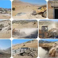 ستون‌ خانه‌های یوتیوبی در لردگان فرو ریخت