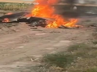 فیلم/ آتش سوزی یک خودرو در فریمان ۲ کشته بر جا گذاشت
