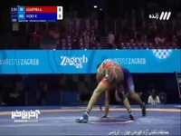مبارزه امیرعلی آذرپیرا و حریف هندی