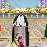 عکس/ آیین خطبه خوانی خادمان حرم حضرت فاطمه معصومه(س)