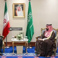 عکس/ دیدار مسعود پزشکیان و محمد بن سلمان