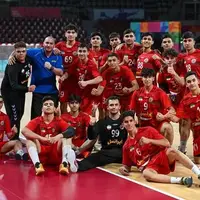 ایران ۶۵ - مالدیو ۴؛ پسران هندبال مالدیو را گلباران کردند