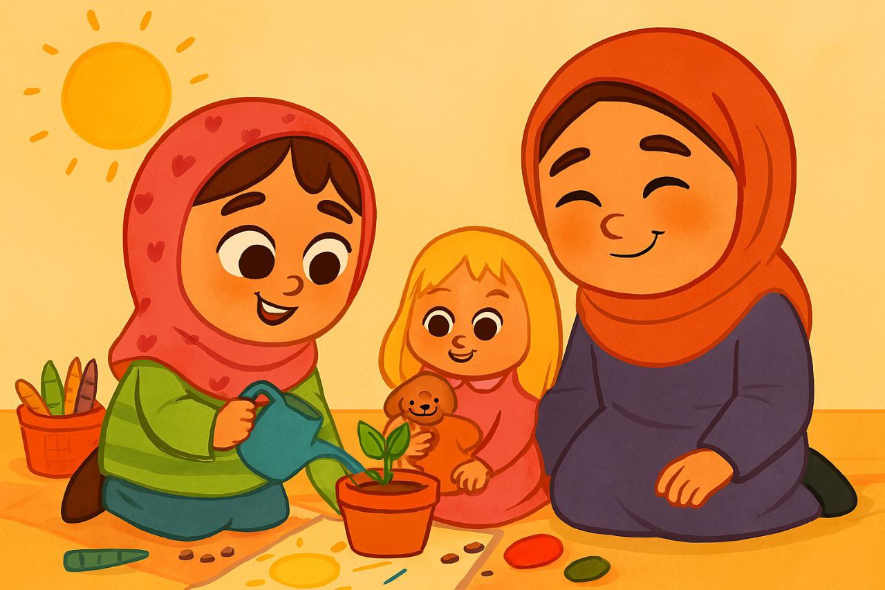 خواهر کوچولو، نقاش کوچولو