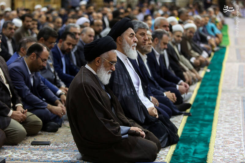 عکس/ آیین خطبه خوانی خادمان حرم حضرت فاطمه معصومه(س)