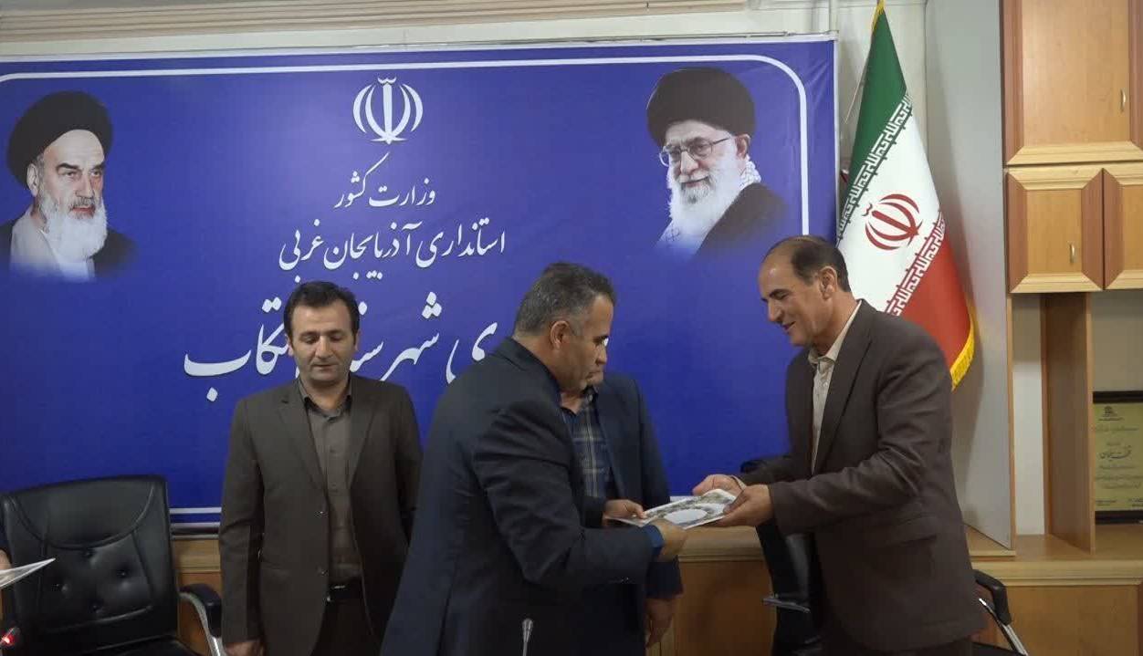 معرفی بخشدار جدید تخت سلیمان