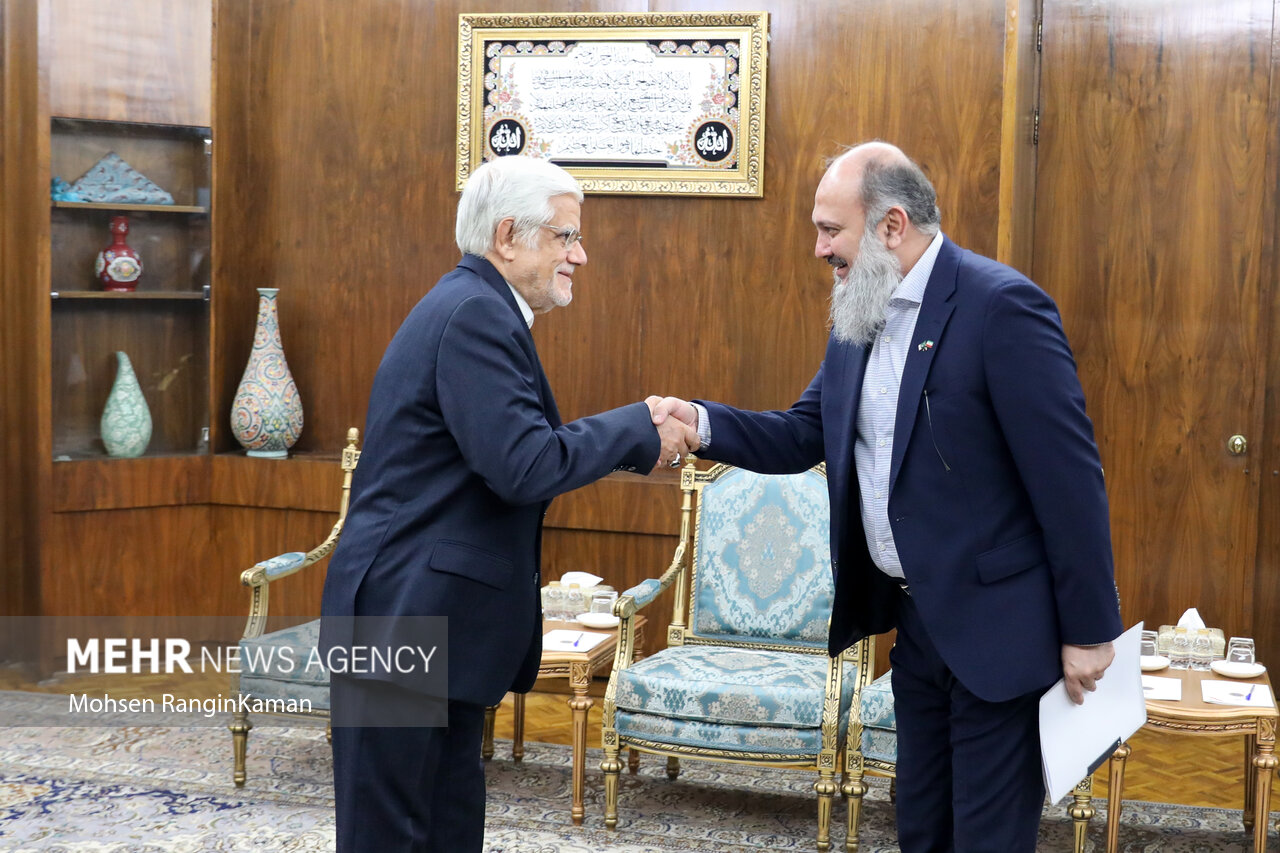 عکس/ دیدار وزیر تجارت پاکستان با معاون اول رئیس جمهور