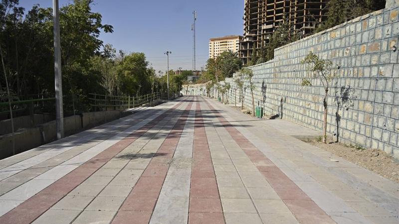 مسیر طالقانی شهر زنجان پیاده راه می‌شود
