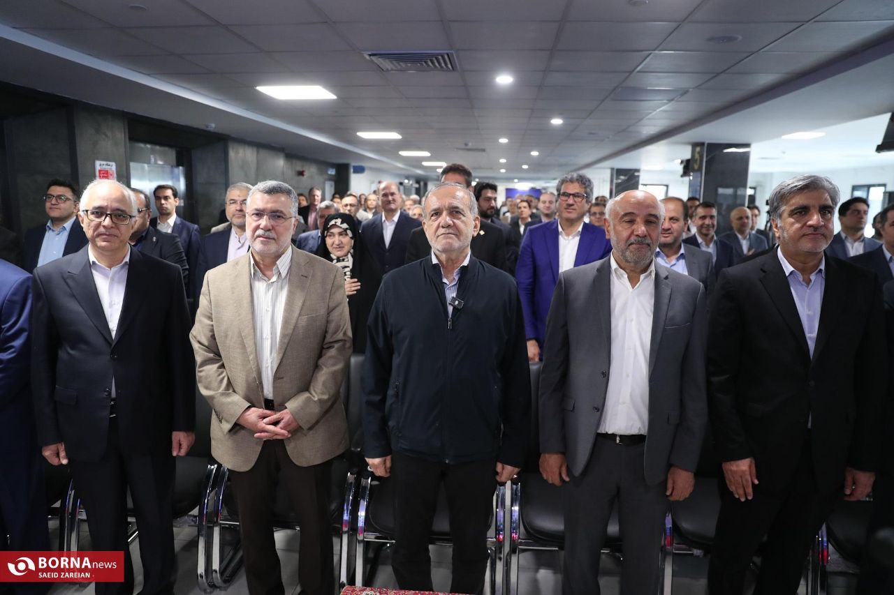 عکس/ بهره‌برداری از بیمارستان ۵۵۰ تختخوابی شهید دکتر فیاض بخش با حضور رئیس جمهور