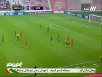 گل دوم تراکتور به شباب الاهلی که آفساید اعلام شد