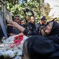 عکس/ تصاویری از تشییع و خاکسپاری «امید جهان»  